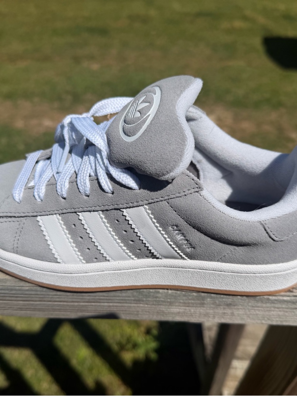 Adidas youth campus in grey
